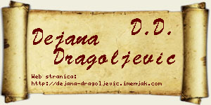 Dejana Dragoljević vizit kartica